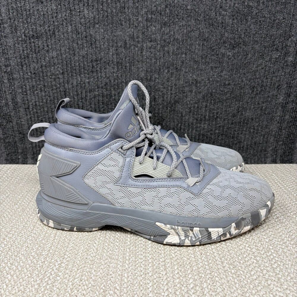 Adidas Damian Lillard 2 Clear Onyx Grey Basketball Shoes Dame Mens 11.5 B42381